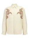Commas Paisley-embroidered Long-sleeve Shirt In Neutral