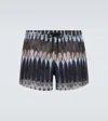 Commas Printed Swim Trunks In Multicoloured