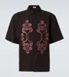 Commas Besticktes Oversize-hemd Reflection In Lila