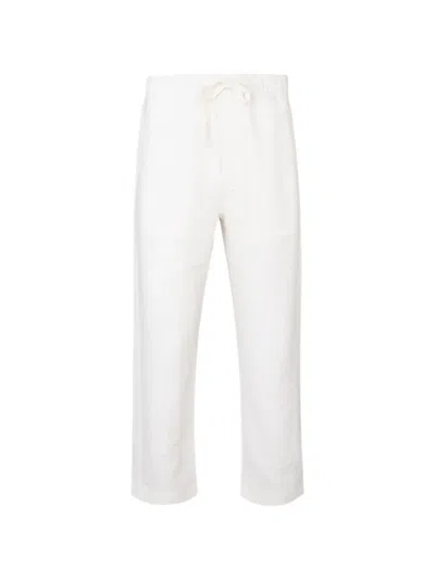 Commas Resort Drawstring-waist Trousers In White