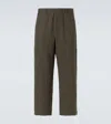 Commas Resort Wide-leg Pants In Dark Taupe