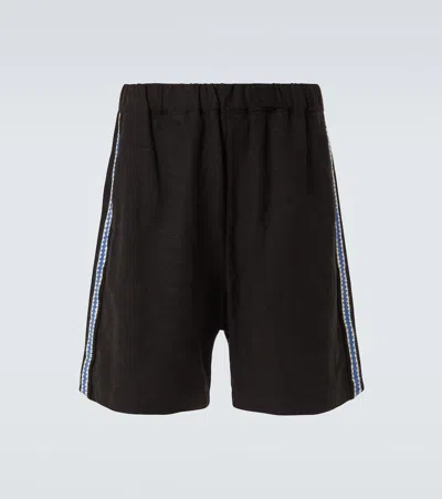 Commas Shorts Aus Einem Baumwollgemisch In Schwarz