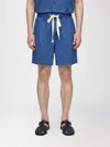 Commas Drawstring Denim Shorts In Blue