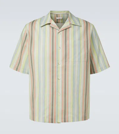 Commas Striped Linen Shirt In Multi
