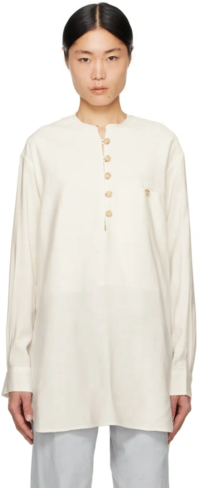 Commas White Artist Shirt