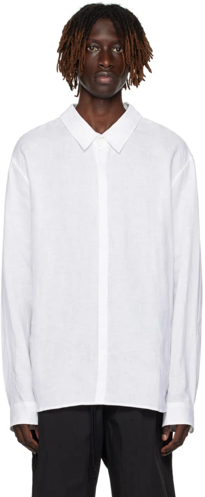 Commas White Button Shirt