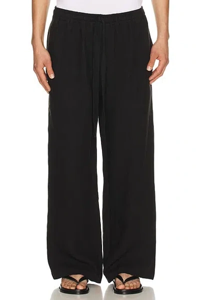 COMMAS WIDE LEG LINEN TROUSERS