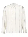 Commas Woven Stripe-pattern Shirt In Multi