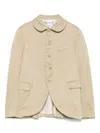 Comme Comme Beige Single-breasted Blazer