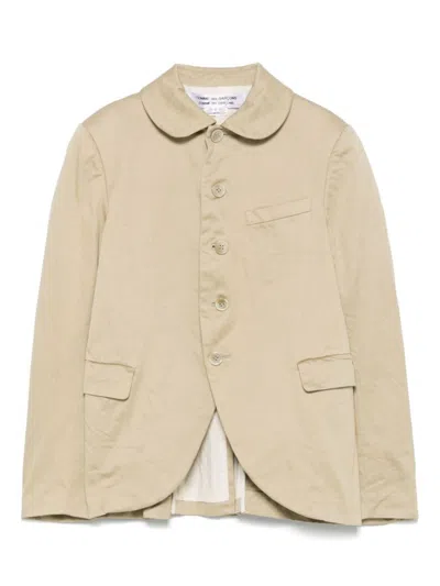 Comme Comme Beige Single-breasted Blazer