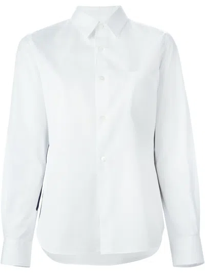 Comme Comme Tapered Shirt In White