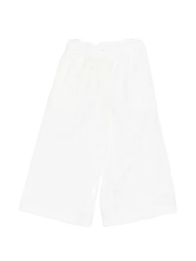 Comme Comme Trousers Chiari E Naturali In White