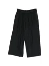 Comme Comme Trousers Neri E Grigi In Black