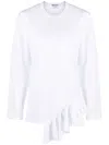 Comme Comme Asymmetric Top In White