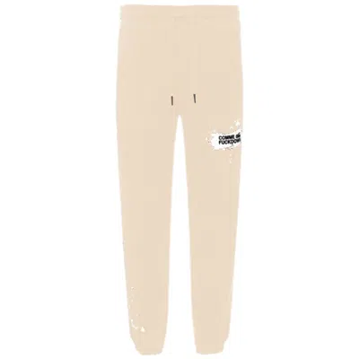 Comme Des Fuckdown Beige Cotton Jeans & Pant In Gray