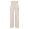 Comme Des Fuckdown Beige Cotton Jeans & Pant