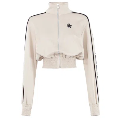 Comme Des Fuckdown Beige Cotton Sweater In Neutral