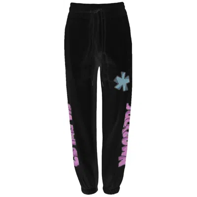 Comme Des Fuckdown Black Cotton Jeans & Women's Pant