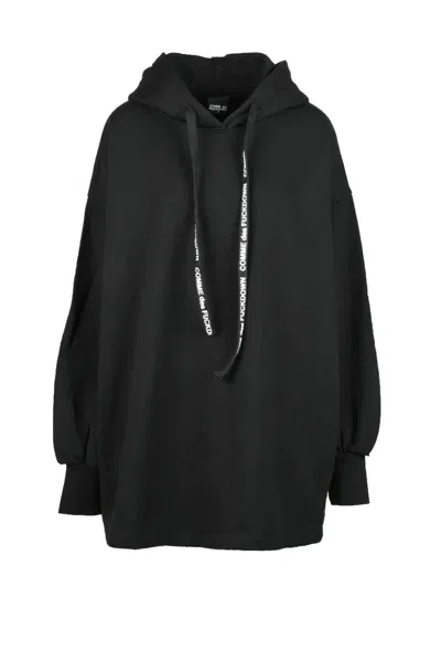 Comme Des Fuckdown Black Cotton Sweatshirt
