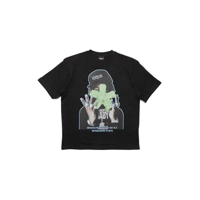 Comme Des Fuckdown Black Cotton T-shirt In Multi