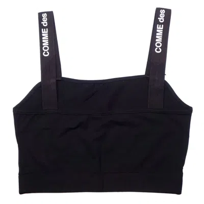 Comme Des Fuckdown Black Cotton Tops & T-shirt