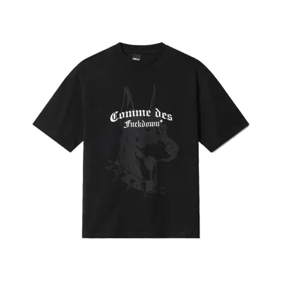 Comme Des Fuckdown Black Cotton Women T-shirt