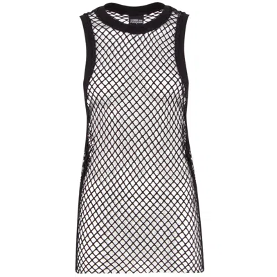 Comme Des Fuckdown Black Polyester Tops & T-shirt