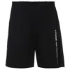 Comme Des Fuckdown Black Viscose Men Bermuda Short In Black