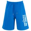 Comme Des Fuckdown Blue Cotton Short In Blue