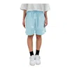 Comme Des Fuckdown Blue Cotton Women's Short In Blue