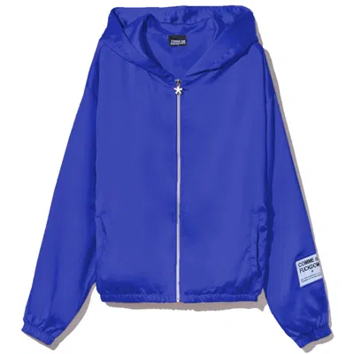 COMME DES FUCKDOWN COMME DES FUCKDOWN BLUE POLYESTER WOMEN'S SWEATER