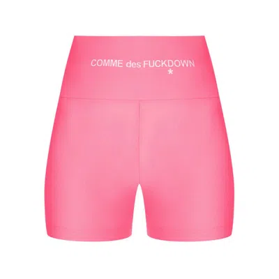 Comme Des Fuckdown Pink Polyester Short