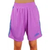 Comme Des Fuckdown Purple Polyester Short In Purple