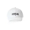 Comme Des Fuckdown White Cotton Hat In Brown