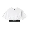 Comme Des Fuckdown White Cotton Tops & T-shirt In White