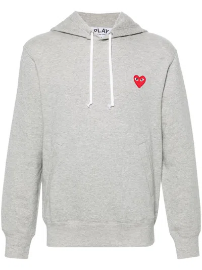 Comme Des Garçons Comme Des Garcons Cotton Hoodie In Gray