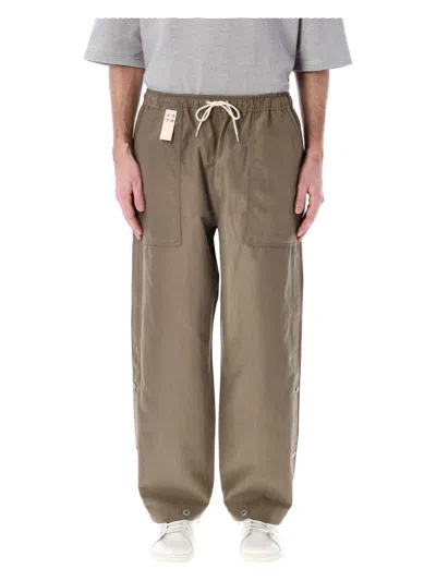 Comme Des Garã§ons Homme Plus Men's Buttoned Pant In Grey Beige