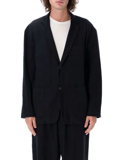 Comme Des Garã§ons Homme Plus Men's Soft Wool Blazer In Navy