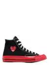 Comme Des Garãons Play Canvas Comme Des Garã£â§ons X Converse Sneakers
