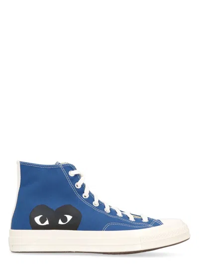 Comme Des Garãons Play Canvas Comme Des Garã£â§ons X Converse Sneakers