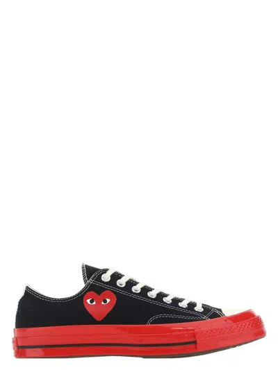Comme Des Garãons Play Canvas Comme Des Garã£â§ons X Converse Sneakers