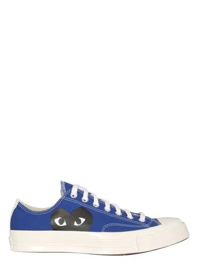 Comme Des Garãons Play Low Chuck 70 Sneakers In Blue