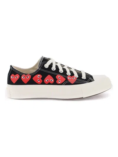 Comme Des Garçons Men's Chuck 70 Multi Heart Sneakers In Black
