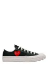 Comme Des Garçons Men's Small Red Heart Low Top Shoes