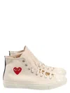 Comme Des Garãons Play Men's Chuck Taylor Red Heart Sneakers
