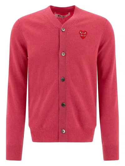 Comme Des Garçons Men's Knitwear In Pink