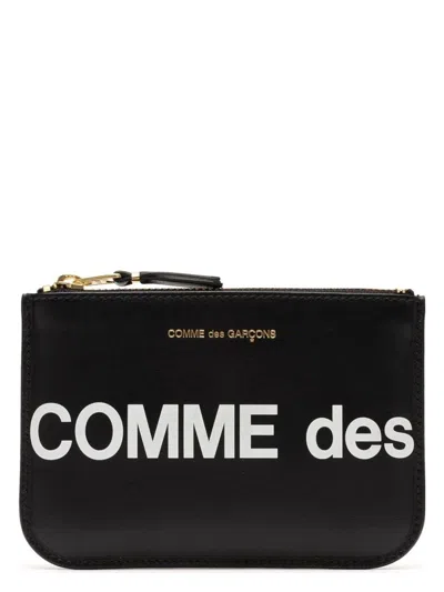 Comme Des Garãons Play Men's Wallet Classic Line In Black