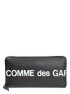 Comme Des Garçons Men's Wallet Huge Logo In Black