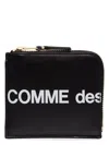 Comme Des Garçons Men's Wallet Huge Logo In Black