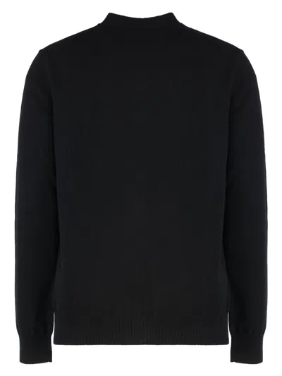 Comme Des Garçons Men's Wool Cardigan In Black